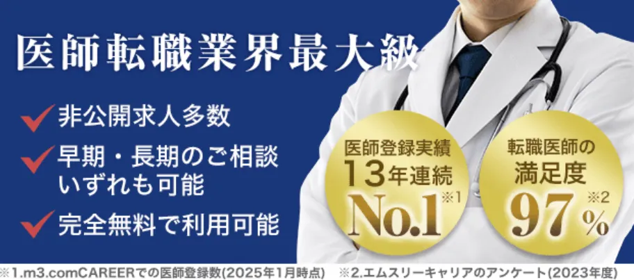 医師転職業界最大級